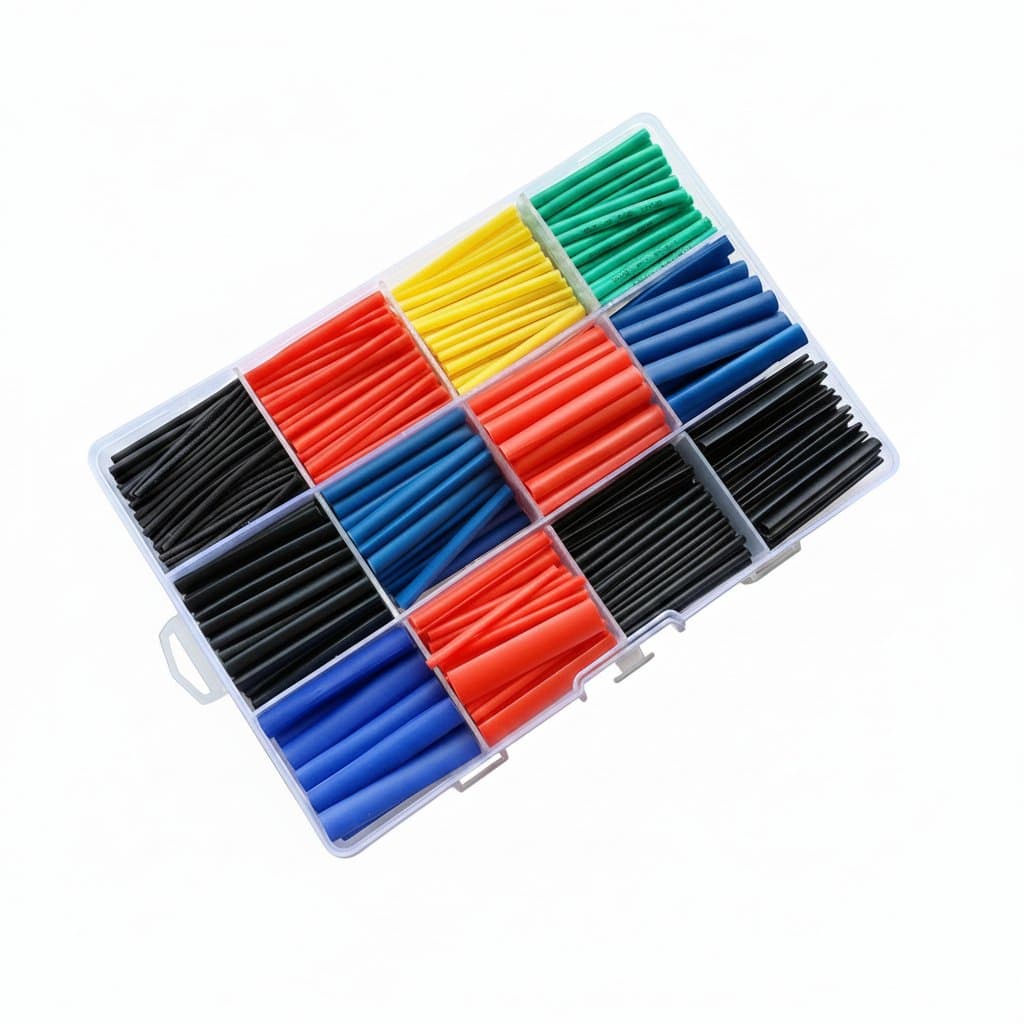 Heat Shrink Tube Assortment | 2:1 Shrink Ratio | Polyolefin, 127-1060 pcs