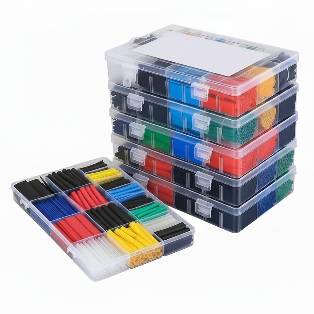 Heat Shrink Tubing Kit | Electrical Wire Insulation | Assorted Sizes for Connections